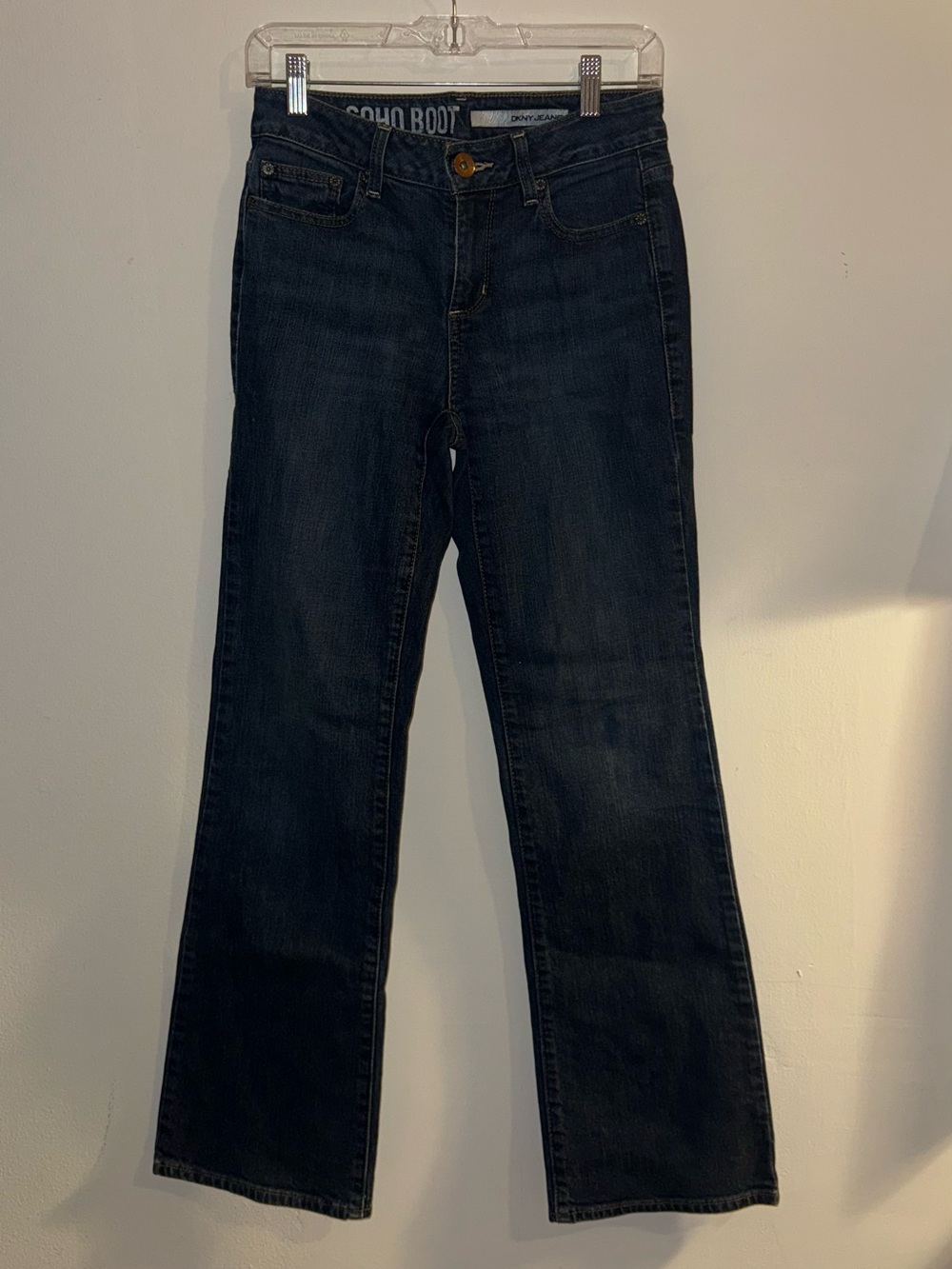 DKNY Women's Bootcut Jeans - Dark Indigo